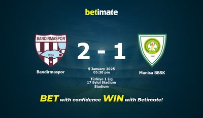 Soi kèo Bandirmaspor vs Manisa BBSK, Tỷ lệ & Mẹo cá cược 05/01/2025
