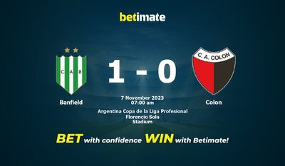Dự đoán Banfield vs Colon, Tỷ lệ & Mẹo cá cược 07/11/2023