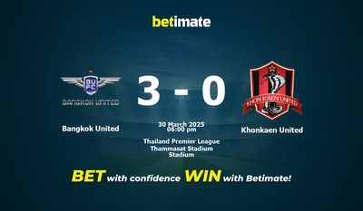 Dự đoán, Tỷ lệ cược và Mẹo cá cược Bangkok United vs Khonkaen United 30/03/2025