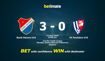 Dự đoán, Tỷ lệ cược & Mẹo cá cược Banik Ostrava U19 vs FK Pardubice U19 04/12/2025