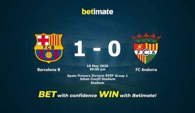 Dự đoán Barcelona B vs FC Andorra, Tỷ lệ cược & Mẹo cá cược 05/10/2025