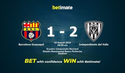 Soi kèo dự đoán Barcelona Guayaquil vs Independiente del Valle ngày 19/08/2023