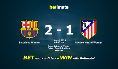 Dự đoán, Tỷ lệ cược & Mẹo cá cược Barcelona Women vs Atletico Madrid Women 04/13/2025