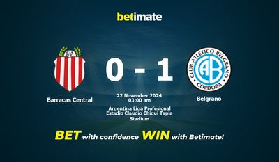 Dự đoán Barracas Central vs Belgrano, Tỷ lệ cược & Mẹo cá cược 21/11/2024