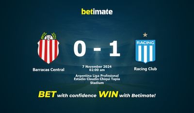 Dự đoán, Tỷ lệ cược & Mẹo cá cược Barracas Central vs Racing Club 11/06/2024