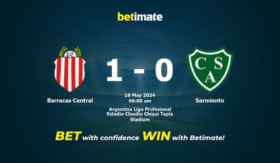 Dự đoán Barracas Central vs Sarmiento, Tỷ lệ & Mẹo cá cược 17/05/2024