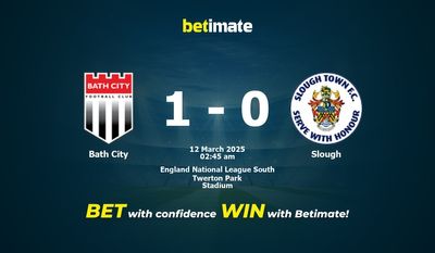 Dự đoán Bath City vs Slough, Tỷ lệ cược & Mẹo cá cược 03/11/2025