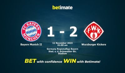 Nhận định, soi kèo Bayern Munich II vs Wurzburger Kickers 10/11/2023