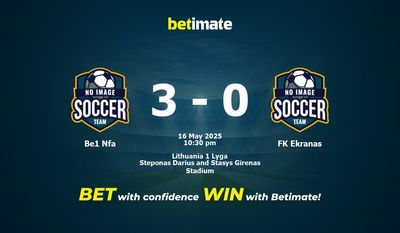 Soi kèo Be1 Nfa vs FK Ekranas, tỷ lệ và tip cá cược 16/05/2025