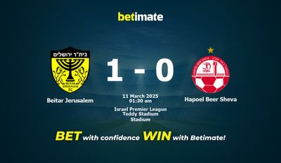 Dự đoán Beitar Jerusalem vs Hapoel Beer Sheva, Tỷ lệ cược & Mẹo cá cược 03/10/2025