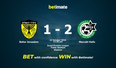 Dự đoán Beitar Jerusalem vs Maccabi Haifa, tỷ lệ và mẹo cá cược 22/10/2024