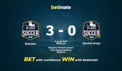 Soi kèo Belasitsa vs Sportist Svoge, Tỷ lệ & Mẹo cá cược 04/04/2025