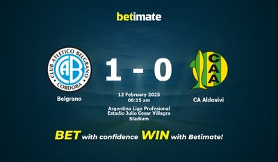 Dự đoán Belgrano vs CA Aldosivi, Tỷ lệ cược & Mẹo cá cược 02/12/2025