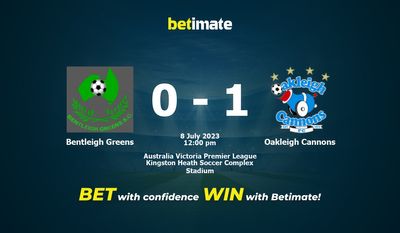Soi kèo dự đoán Bentleigh Greens vs Oakleigh Cannons ngày 08/07/2023