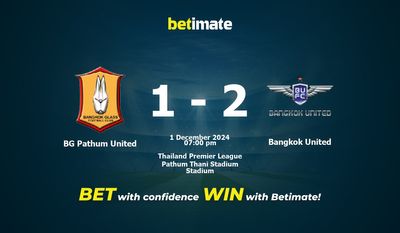 Dự đoán, Tỷ lệ cược & Mẹo cá cược BG Pathum United vs Bangkok United 12/01/2024
