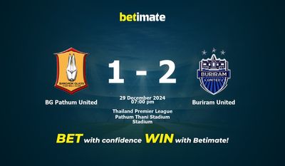 Dự đoán, Tỷ lệ cược & Mẹo cá cược BG Pathum United vs Buriram United 29/12/2024