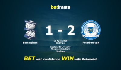 Dự đoán Birmingham vs Peterborough, Tỷ lệ cược & Mẹo cá cược 04/13/2025