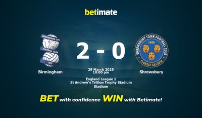 Dự đoán Birmingham vs Shrewsbury, Tỷ lệ cược & Mẹo cá cược 29/03/2025