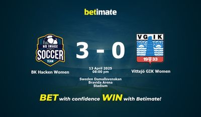 Dự đoán BK Hacken Women vs Vittsjö GIK Women, Tỷ lệ & Mẹo cá cược 13/04/2025