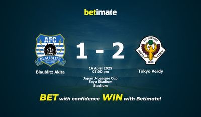 Dự đoán, Tỷ lệ cược và Mẹo cá cược Blaublitz Akita vs Tokyo Verdy 16/04/2025