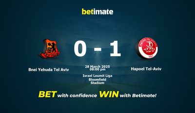 Dự đoán Bnei Yehuda Tel Aviv vs Hapoel Tel-Aviv, Tỷ lệ cược & Mẹo cá cược 28/03/2025