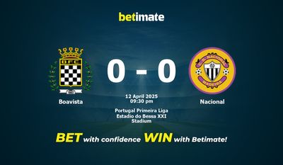 Dự đoán Boavista vs Nacional, Tỷ lệ & Mẹo cá cược 12/04/2025