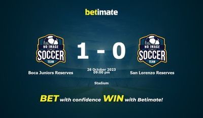 Dự đoán Boca Juniors Reserves vs San Lorenzo Reserves, tỷ lệ và mẹo cá cược 26/10/2023