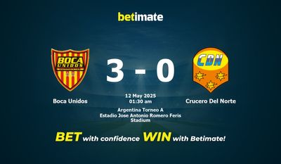 Soi kèo Boca Unidos vs Crucero Del Norte, Tỷ lệ & Mẹo cá cược 05/11/2025