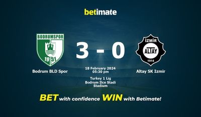 Dự đoán Bodrum BLD Spor vs Altay SK Izmir, Tỷ lệ & Mẹo cá cược 18/02/2024