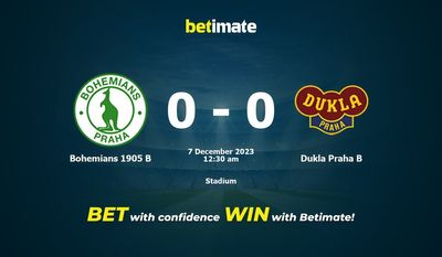 Soi kèo Bohemians 1905 B vs Dukla Praha B, tỷ lệ và tip cá cược 06/12/2023