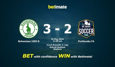 Soi kèo Bohemians 1905 B vs Povltavska FA, tỷ lệ và tip cá cược 29/05/2024