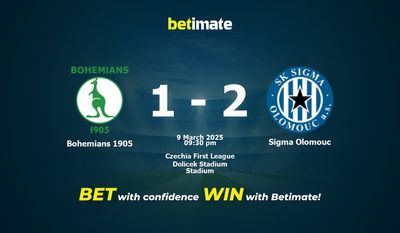 Bohemians 1905 vs Sigma Olomouc Dự đoán, Tỷ lệ cược & Mẹo cá cược 03/09/2025