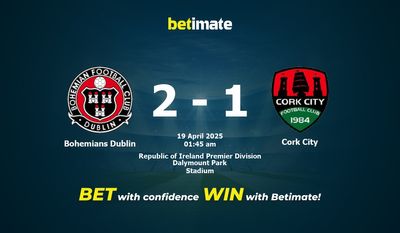Dự đoán, tỷ lệ cược và mẹo cá cược Bohemians Dublin vs Cork City 04/18/2025
