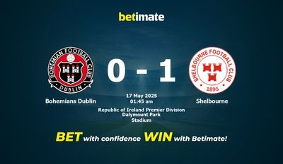 Bohemians Dublin vs Shelbourne Dự đoán, Tỷ lệ cược & Mẹo cá cược 05/16/2025