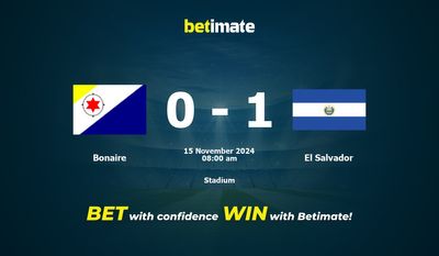 Dự đoán Bonaire vs El Salvador, Tỷ lệ cược & Mẹo cá cược 15/11/2024