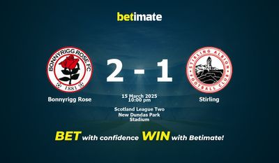 Dự đoán Bonnyrigg Rose vs Stirling, Tỷ lệ cược & Mẹo cá cược 03/15/2025