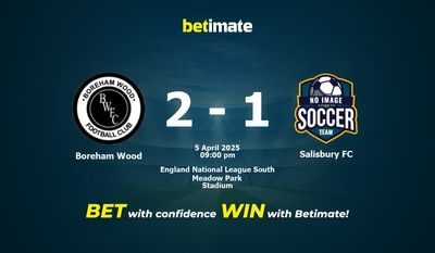 Dự đoán, Tỷ lệ cược & Mẹo cá cược Boreham Wood vs Salisbury FC 04/05/2025