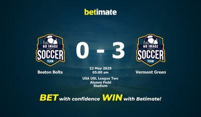Dự đoán, Tỷ lệ cược và Mẹo cá cược Boston Bolts vs Vermont Green 21/05/2025