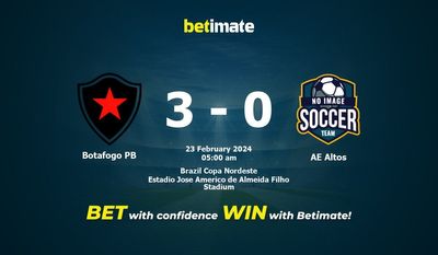 Soi kèo Botafogo PB vs AE Altos, Tỷ lệ & Mẹo cá cược 22/02/2024
