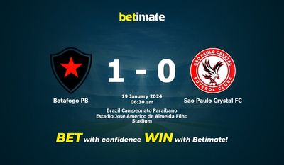 Soi kèo Botafogo PB vs Sao Paulo Crystal FC, Tỷ lệ & Mẹo cá cược 18/01/2024