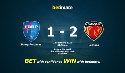 Dự đoán Bourg-Peronnas vs Le Mans, Tỷ lệ cược & Mẹo cá cược 21/02/2025