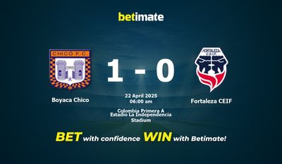 Dự đoán, tỷ lệ và mẹo cá cược Boyaca Chico vs Fortaleza CEIF 21/04/2025