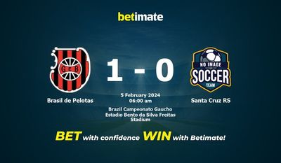 Dự đoán Brasil de Pelotas vs Santa Cruz RS, tỷ lệ cá cược 04/02/2024