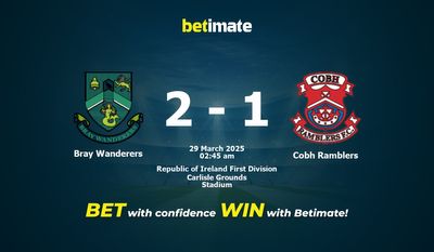 Dự đoán Bray Wanderers vs Cobh Ramblers, Tỷ lệ cược & Mẹo cá cược 28/03/2025