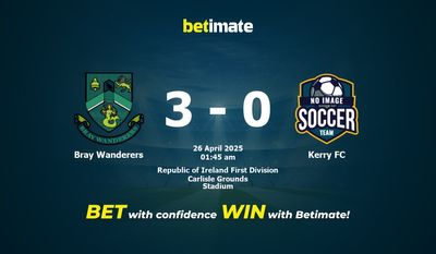 Dự đoán Bray Wanderers vs Kerry FC, Tỷ lệ cược & Mẹo cá cược 25/04/2025