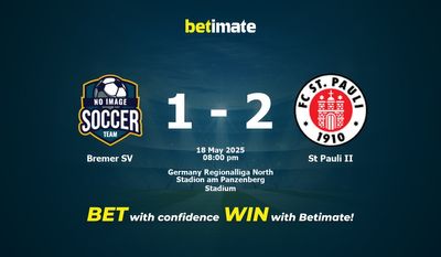 Dự đoán Bremer SV vs St Pauli II, Tỷ lệ cược & Mẹo cá cược 05/18/2025