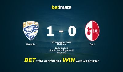 Dự đoán Brescia vs Bari, Tỷ lệ cược & Mẹo cá cược 30/11/2024