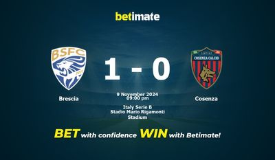 Dự đoán Brescia vs Cosenza, Tỷ lệ & Mẹo cá cược 09/11/2024