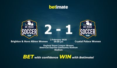 Dự đoán, tỷ lệ cược và mẹo cá cược Brighton & Hove Albion Women vs Crystal Palace Women 02/02/2025