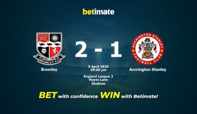 Dự đoán Bromley vs Accrington Stanley, Tỷ lệ cược & Mẹo cá cược 04/05/2025